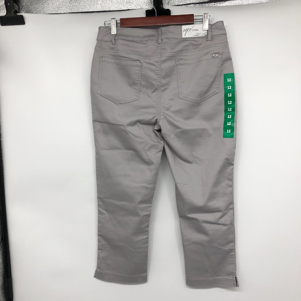 NWT Up! Grey Slim Skinny Pullover Pants size 12 - Picture 3 of 14
